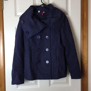 Purple pea coat